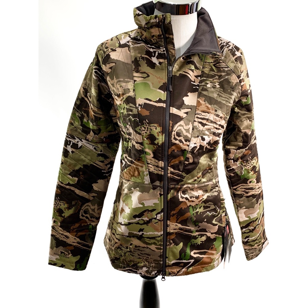 Under Armour Women's Camo Coldgear Puffer Coat - Picture 1 of 6